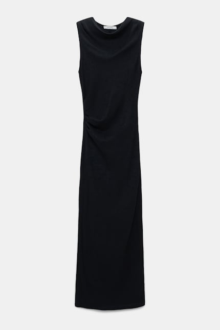 SIMPLY TIMELESS dress Dorothee Schumacher Ribbed cotton jersey tube dress pure black