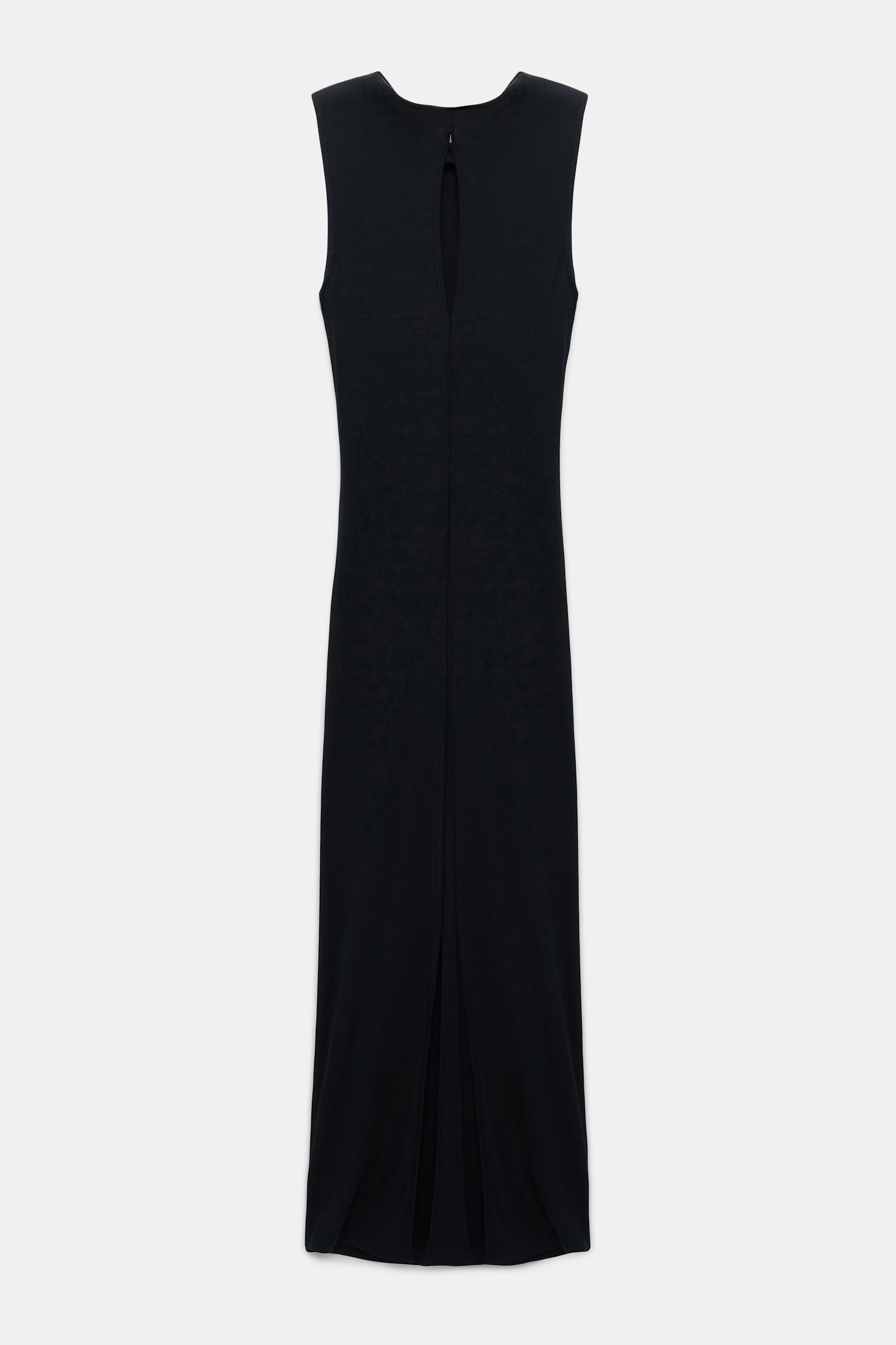 Dorothee Schumacher Ribbed cotton jersey tube dress pure black