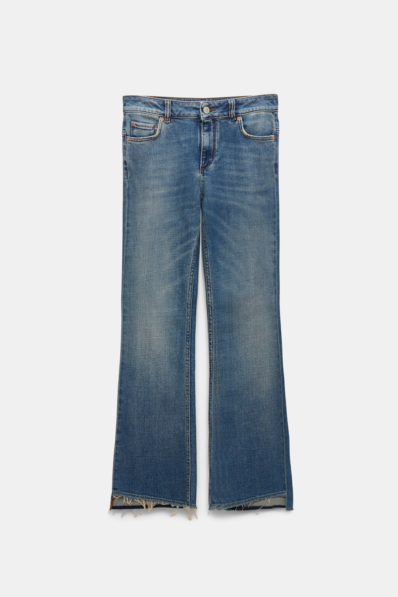 Dorothee Schumacher Cropped, Flared Jeans In Blue