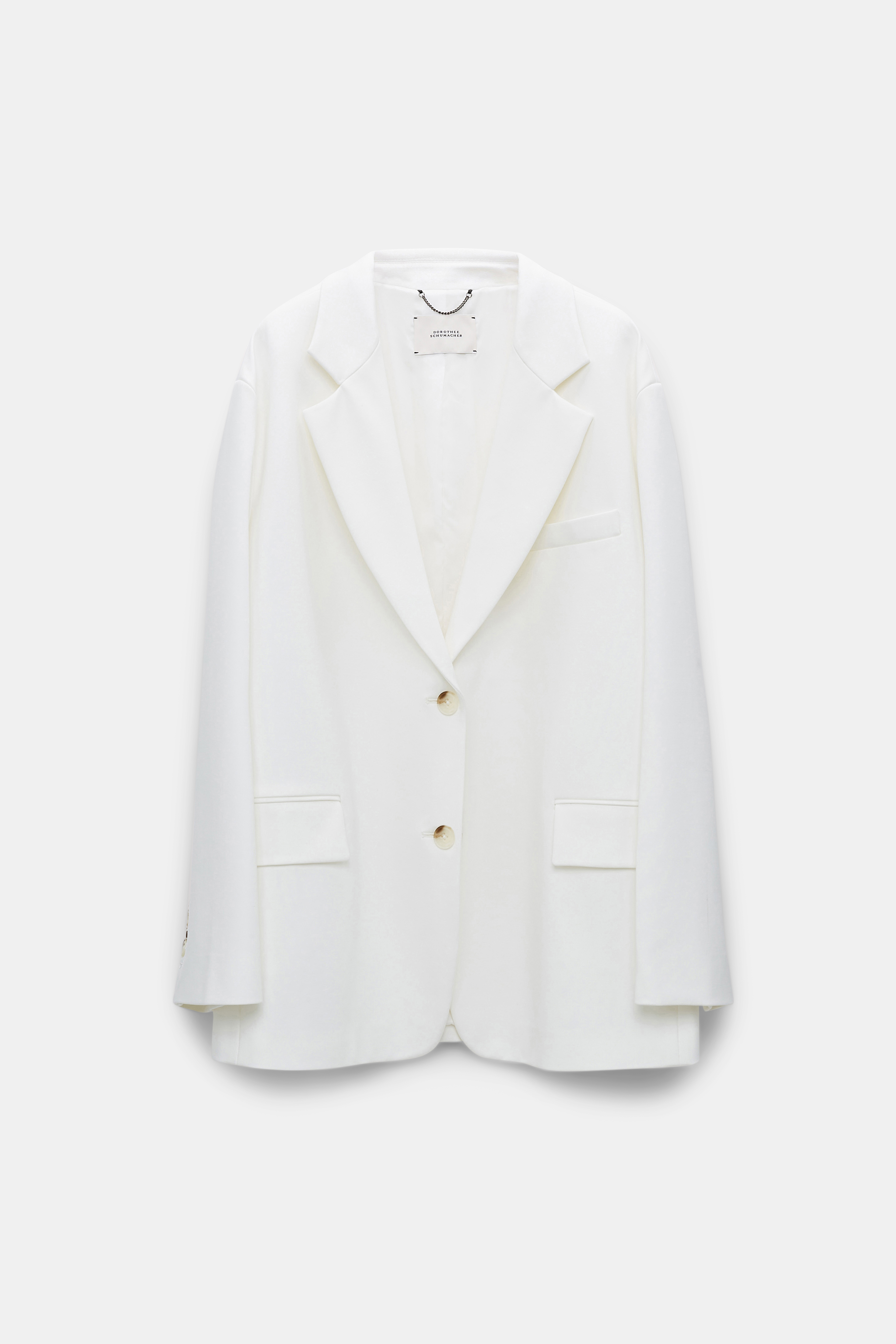 Dorothee Schumacher Blazer in Punto Milano camellia white