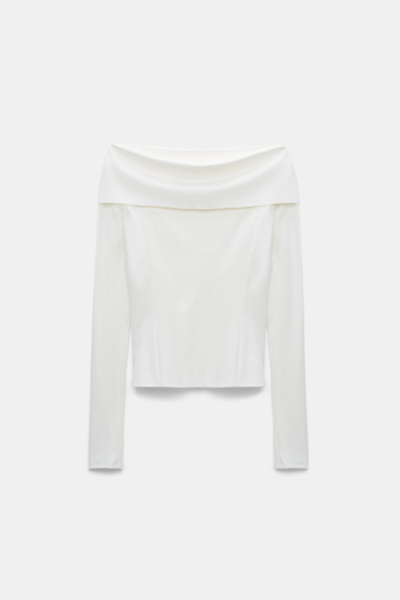 Dorothee Schumacher Punto Milano Shell Top in Dark Chocolate main image 1