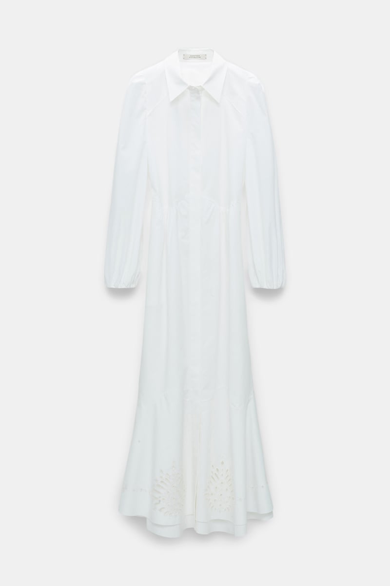 Dorothee Schumacher Cotton Poplin Shirtdress In White