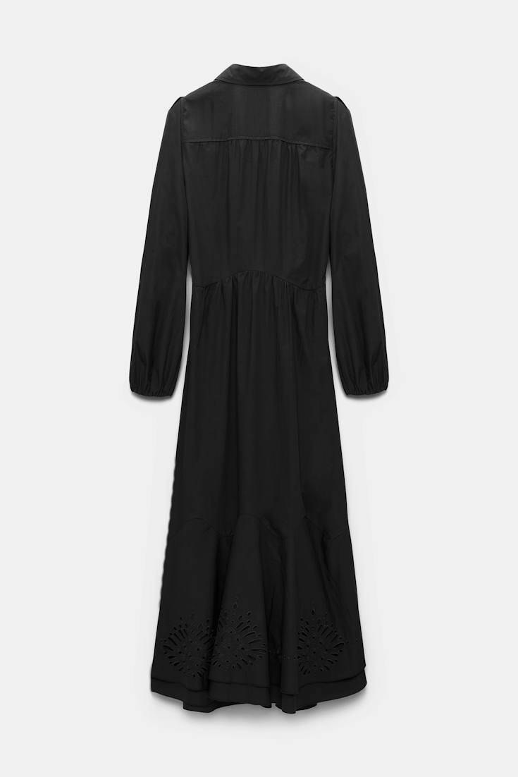 Dorothee Schumacher Cotton poplin shirtdress pure black