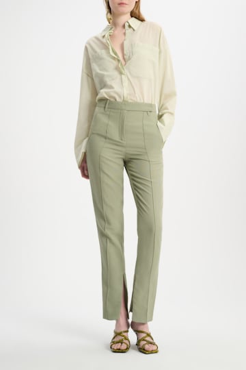 Dorothee Schumacher Oversized shirt in cotton voile light lime