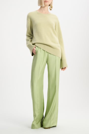 Dorothee Schumacher Silk twill pants happy green