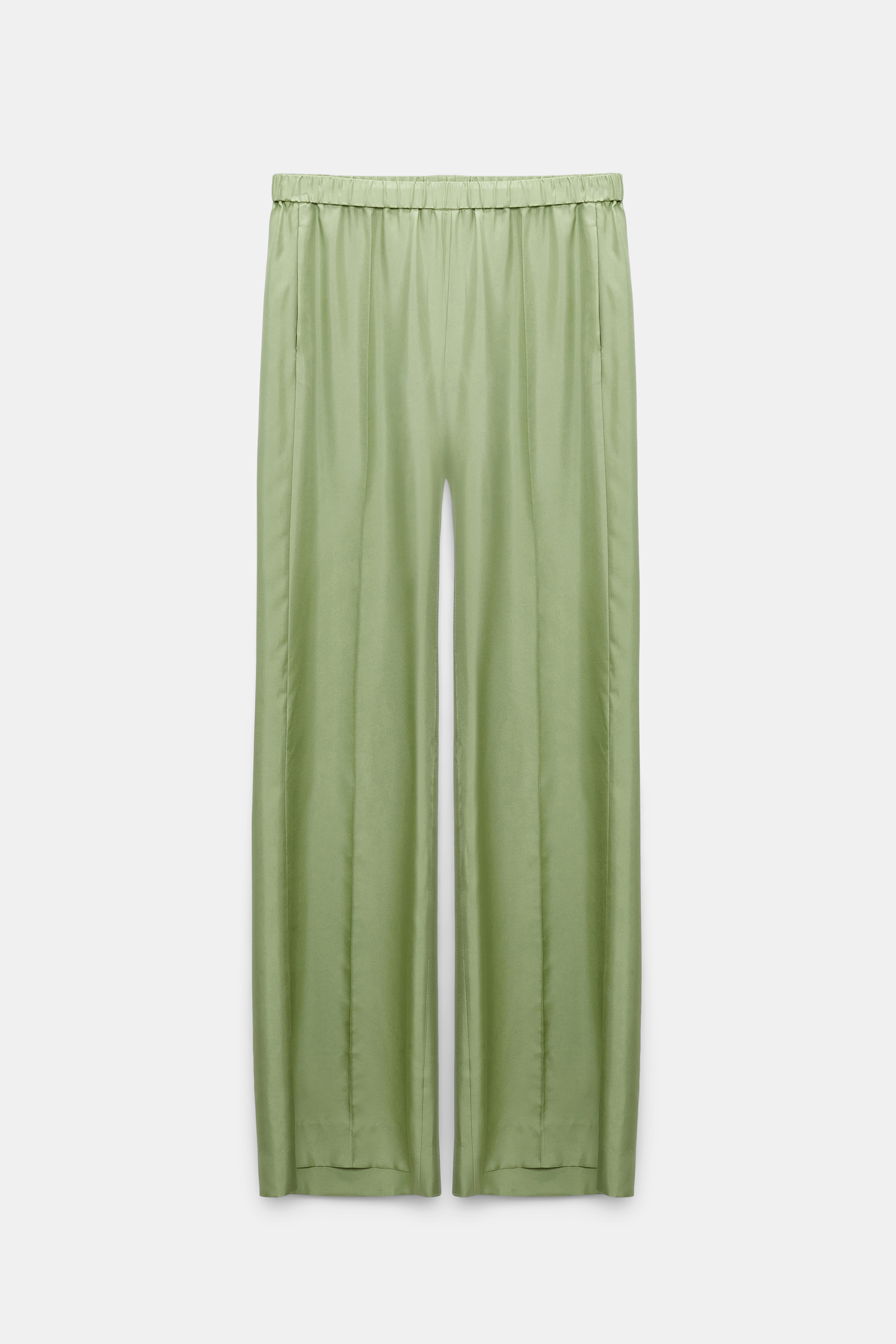Dorothee Schumacher Hose aus Seidentwill happy green