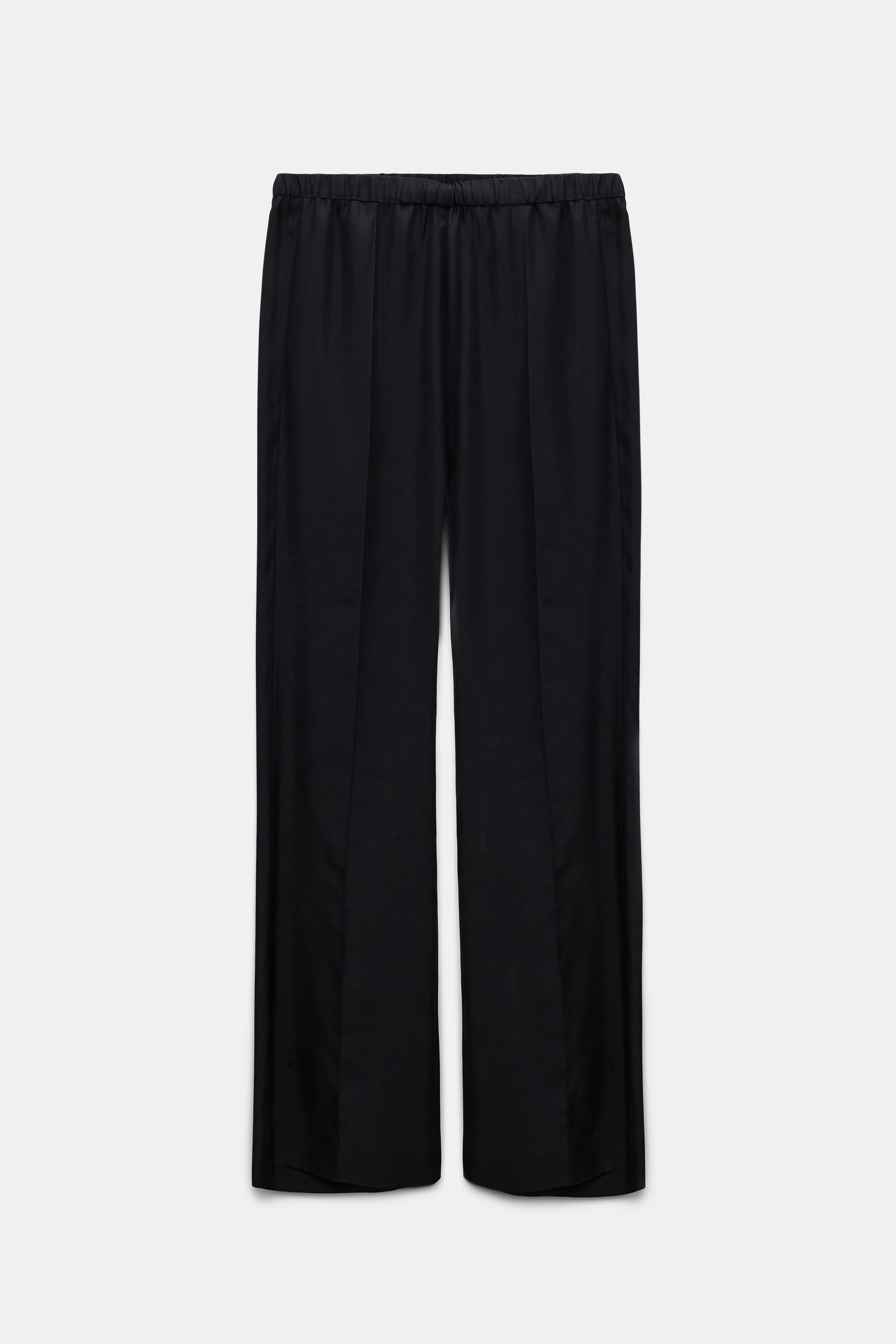 Dorothee Schumacher Silk twill pants pure black