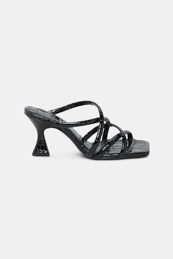 Dorothee Schumacher Strappy Sandalen mit Absatz pure black