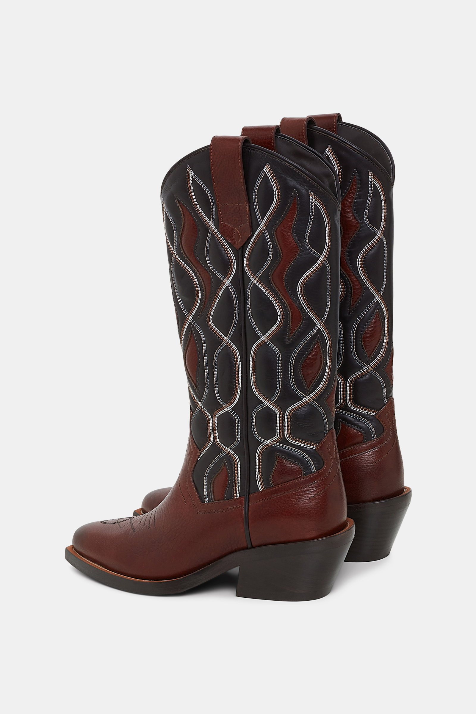 Dorothee Schumacher Cowboyboots mit Embroidery dark brown/coffee