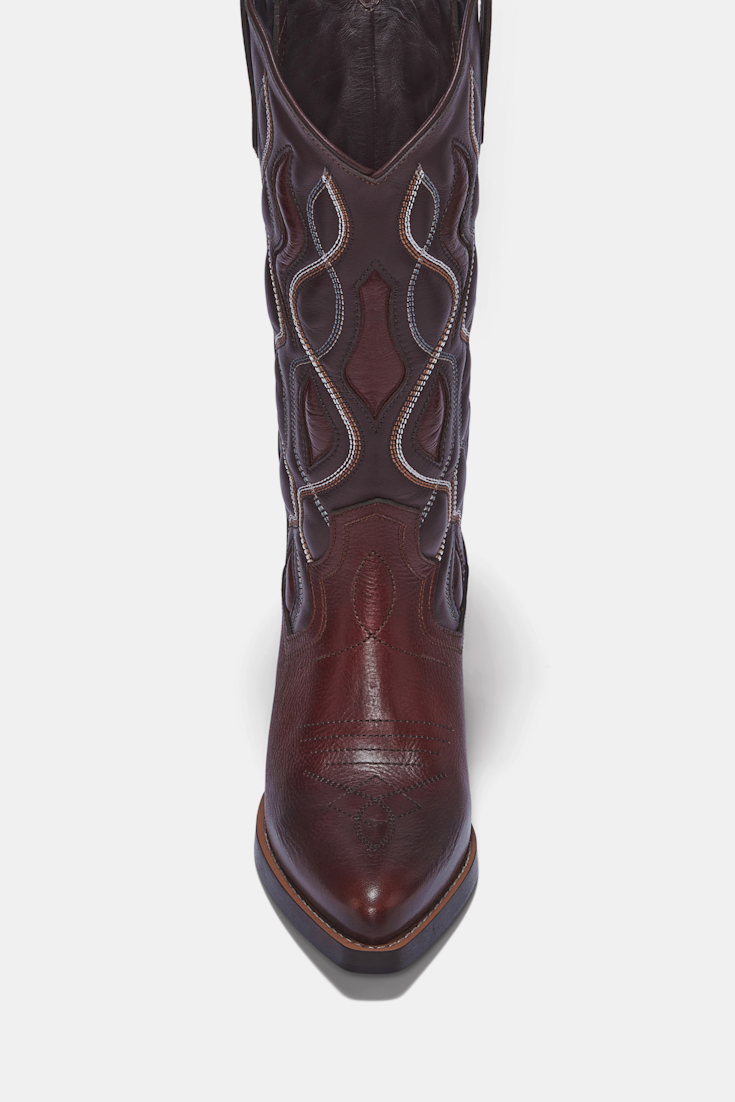 Dorothee Schumacher Cowboyboots mit Embroidery brown mix