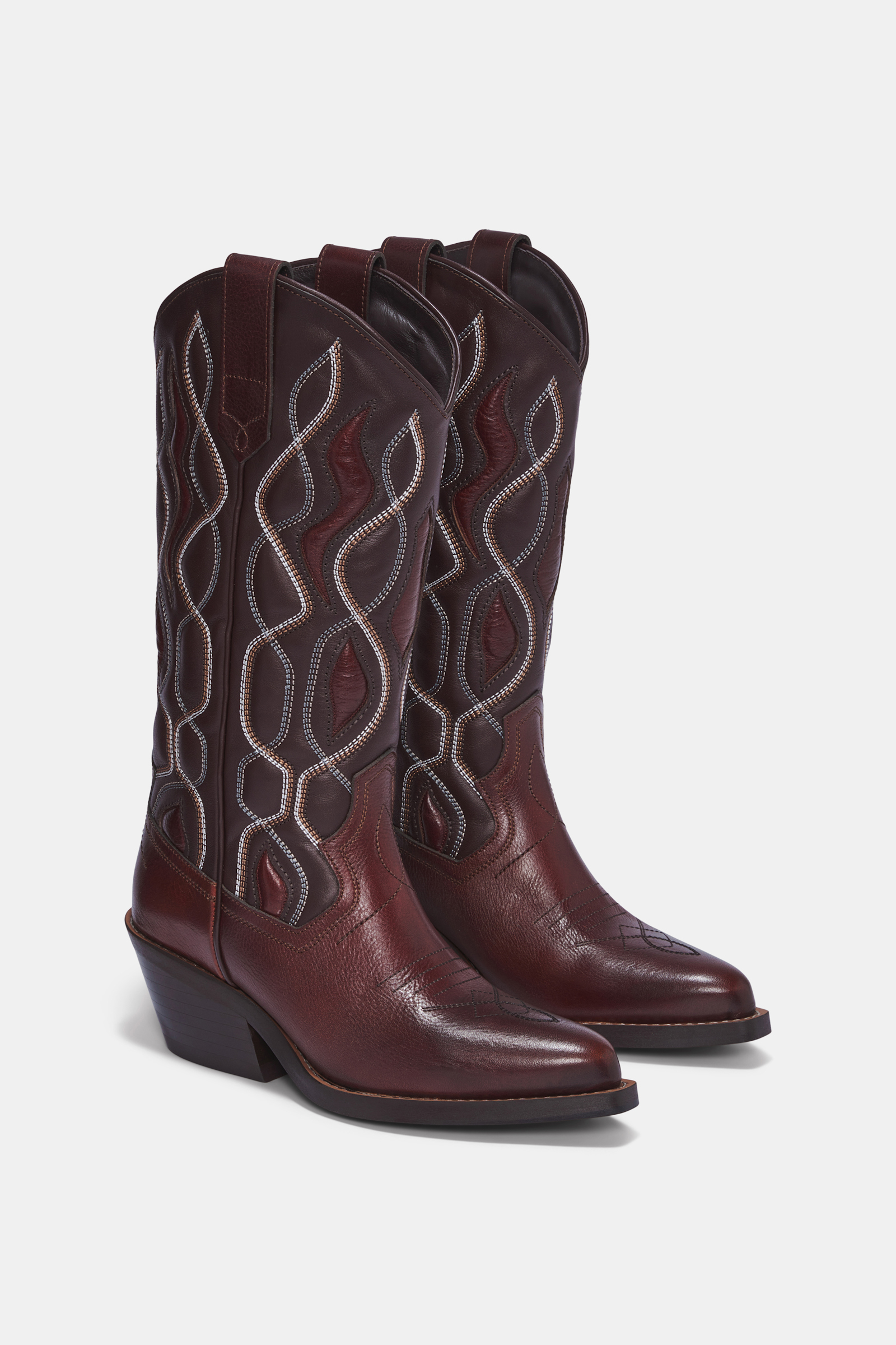 Dorothee Schumacher Cowboyboots mit Embroidery brown mix