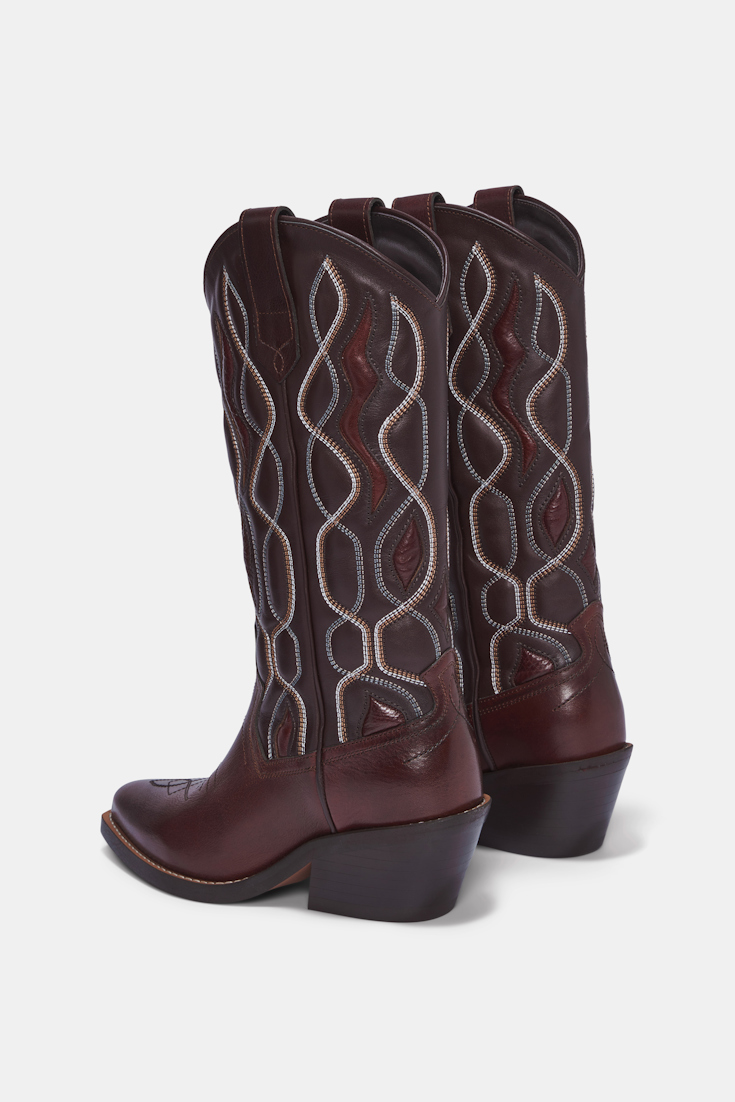 Dorothee Schumacher Cowboyboots mit Embroidery brown mix