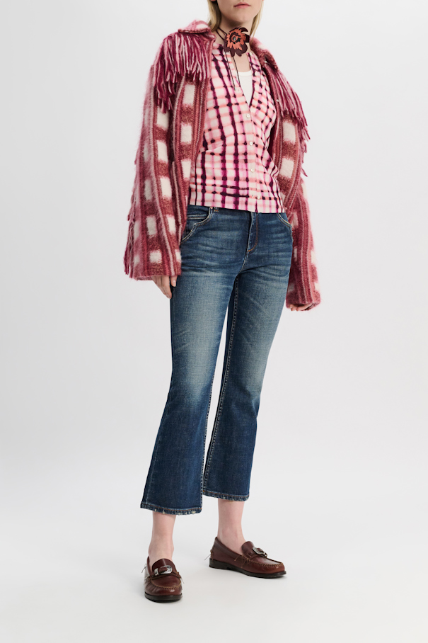 DELICATE STATEMENTS cardigan check