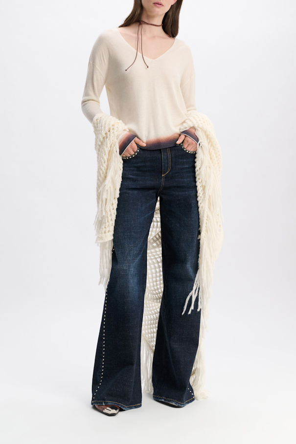 DELICATE STATEMENTS pullover degradee