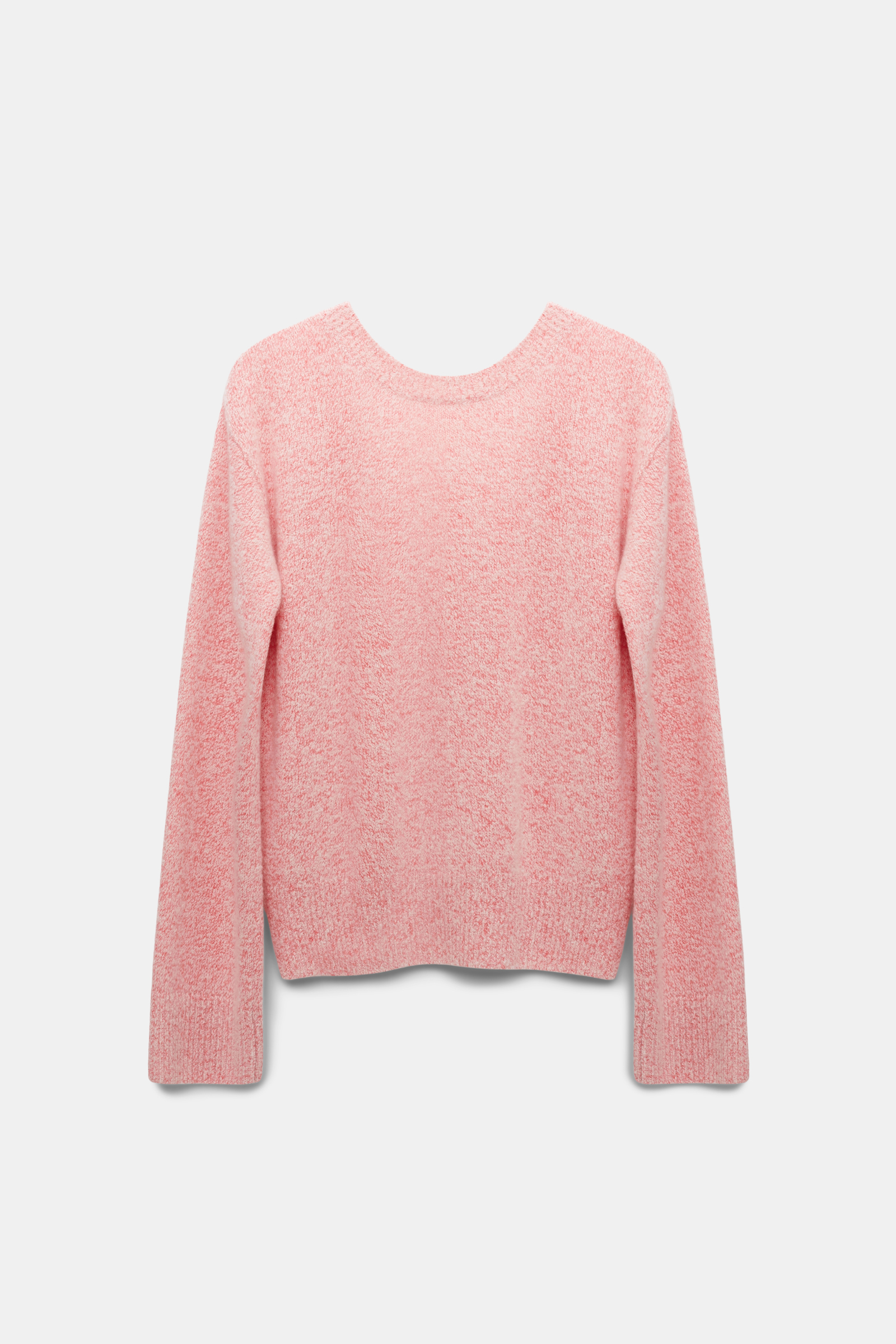 Dorothee Schumacher Softer Cardigan aus Kaschmir und Seide pink and white melange