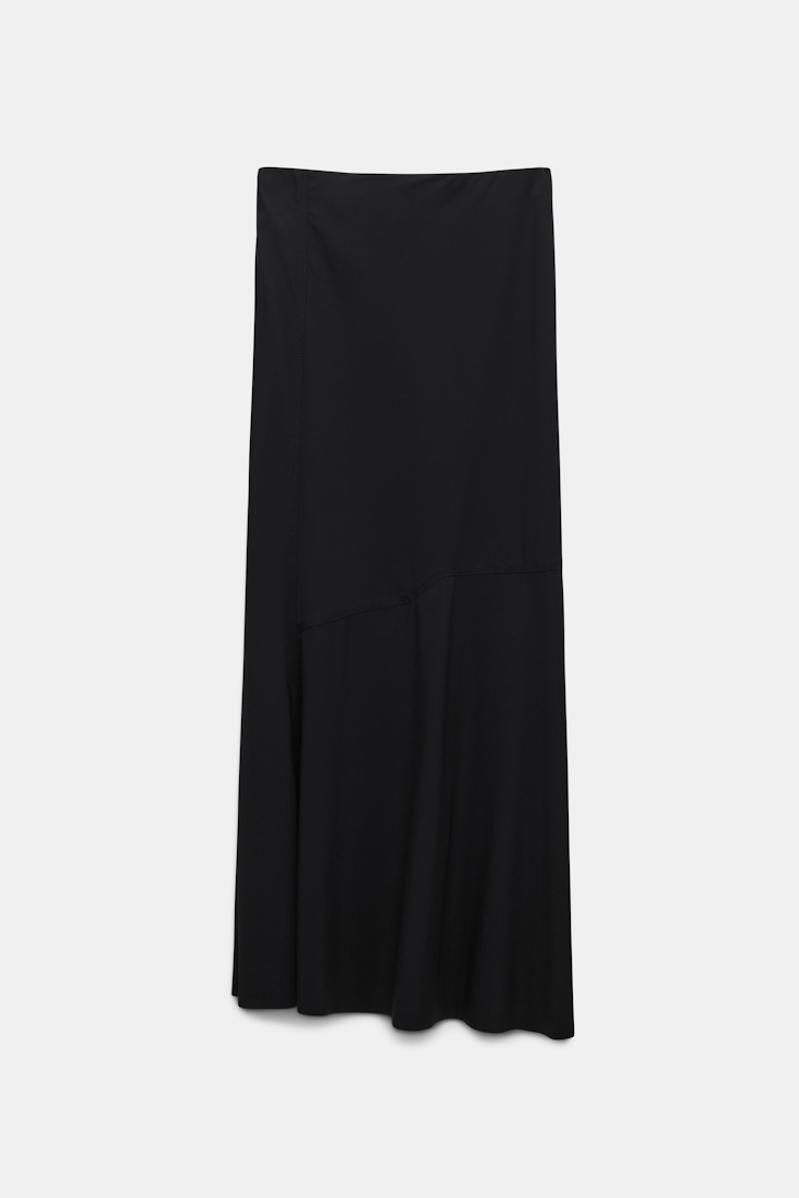 Dorothee Schumacher Midi skirt with Western-inspired detailing pure black