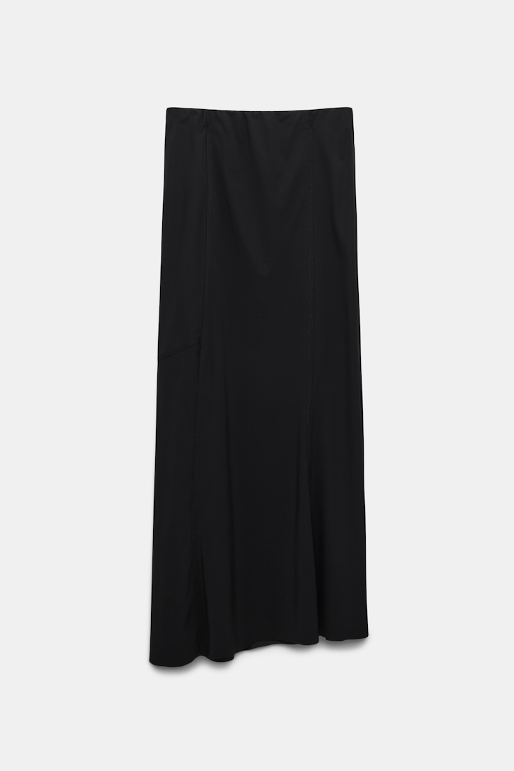 Dorothee Schumacher Midi skirt with Western-inspired detailing pure black