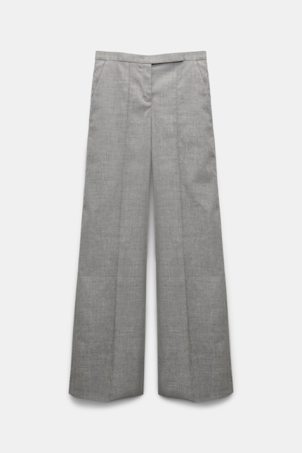 NEW AMBITIONS pants Dorothee Schumacher Hose mit weitem Bein und Biese black mix