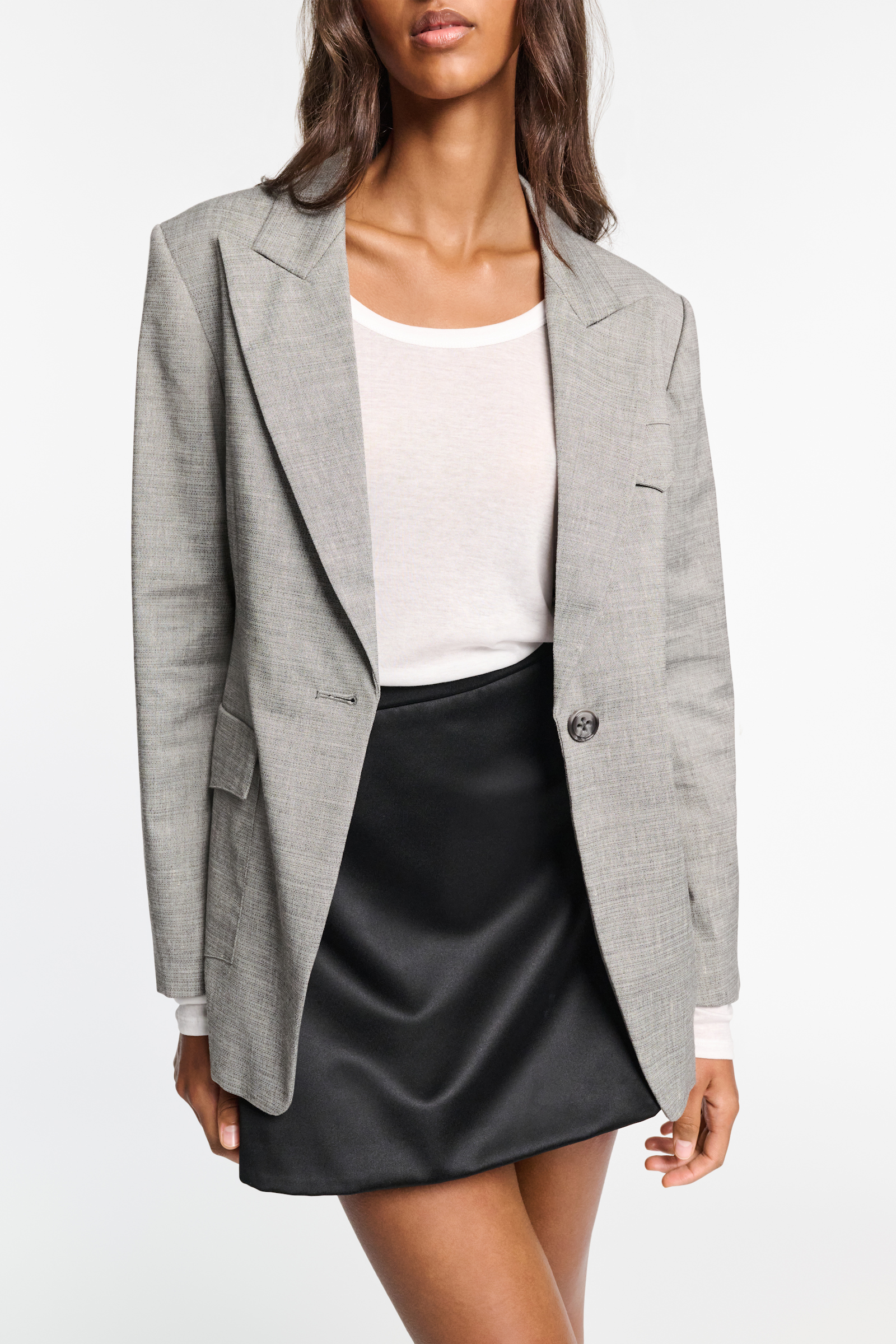 Dorothee Schumacher Tailored blazer with Western-style pockets black mix