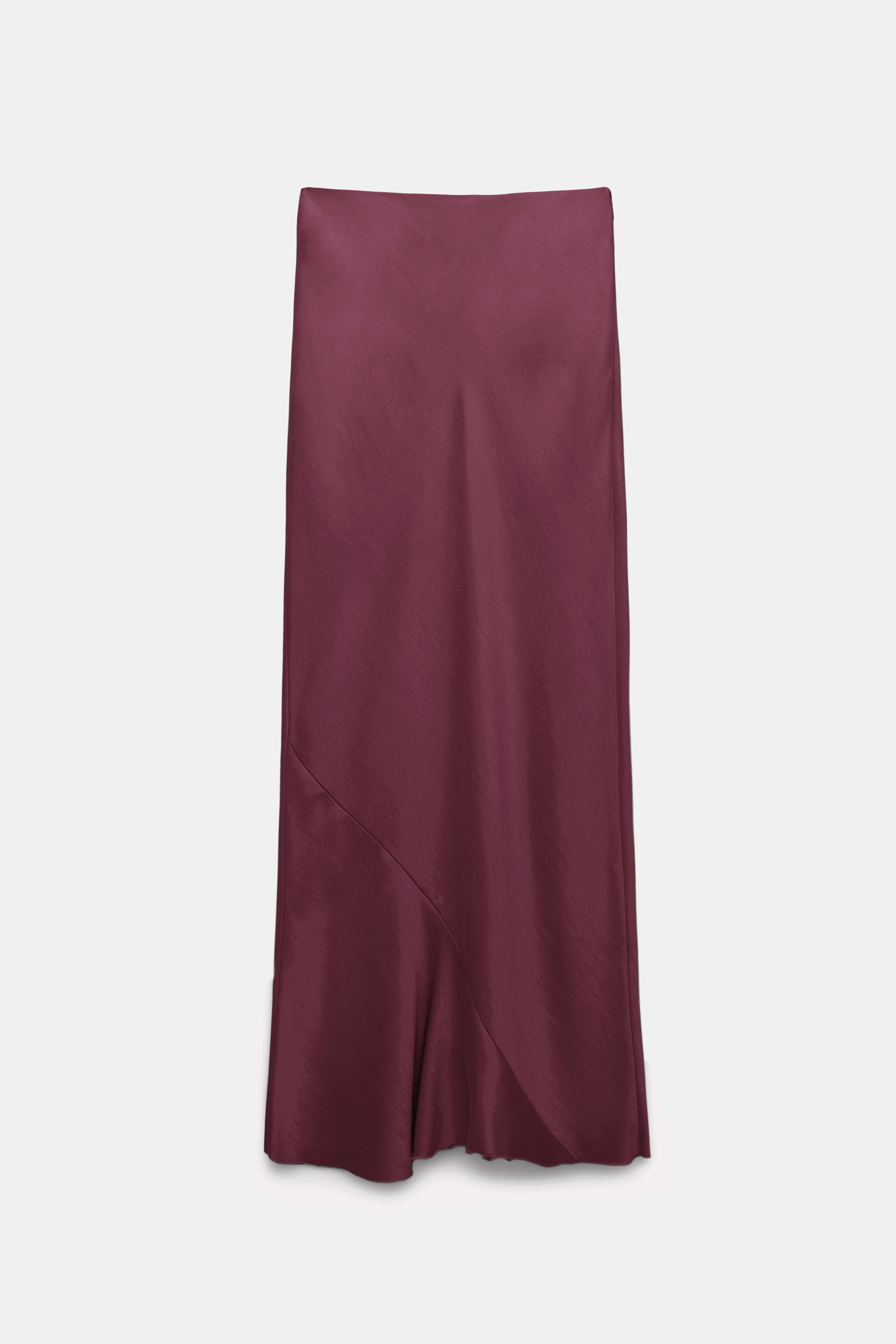 Dorothee Schumacher Slouchy Rock mit Bias-Cut dark burgundy
