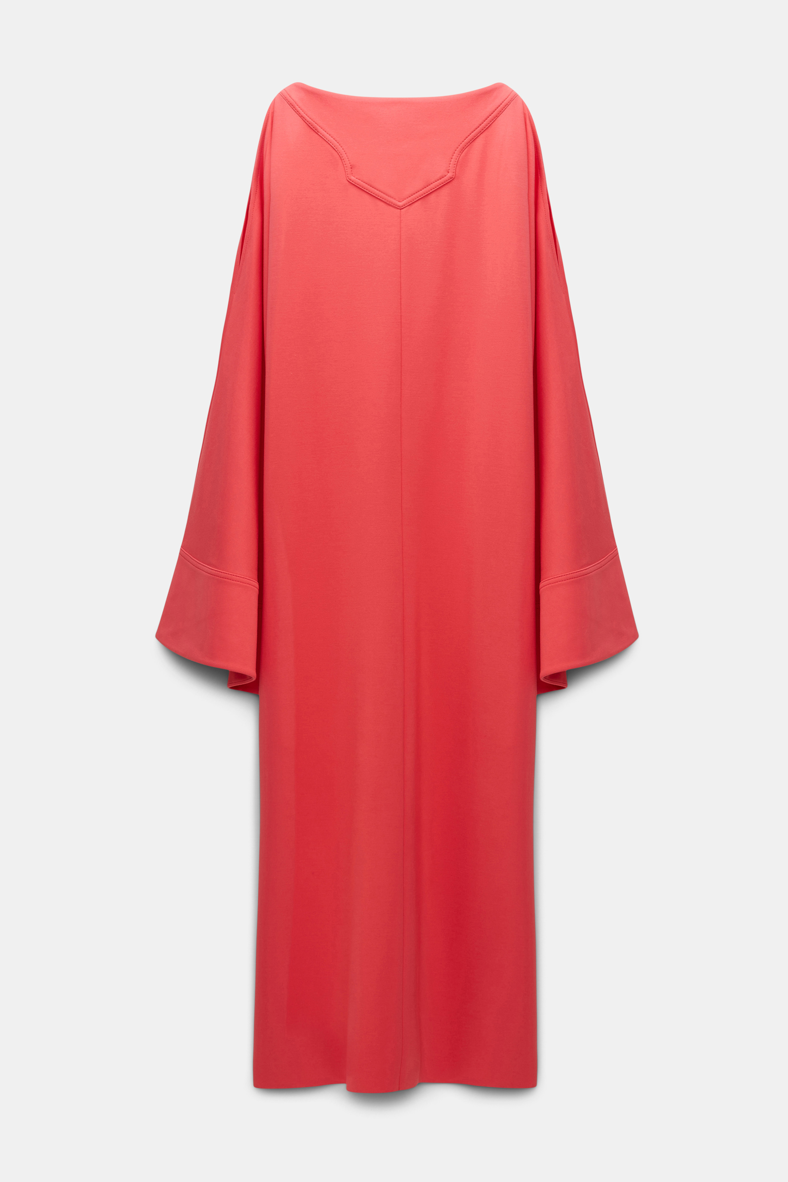 Dorothee Schumacher Tunic dress in lightweight Punto Milano medium coral