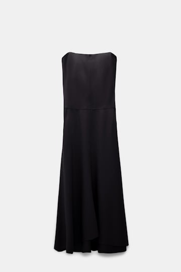 Dorothee Schumacher Corset dress in Punto Milano with Western details pure black
