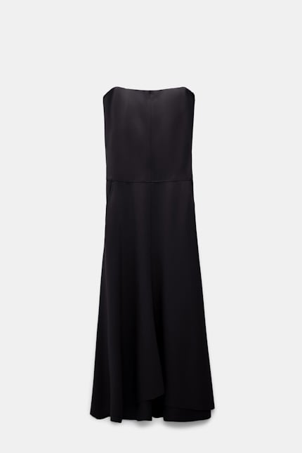 EMOTIONAL ESSENCE I dress Dorothee Schumacher Corset dress in Punto Milano with Western details pure black