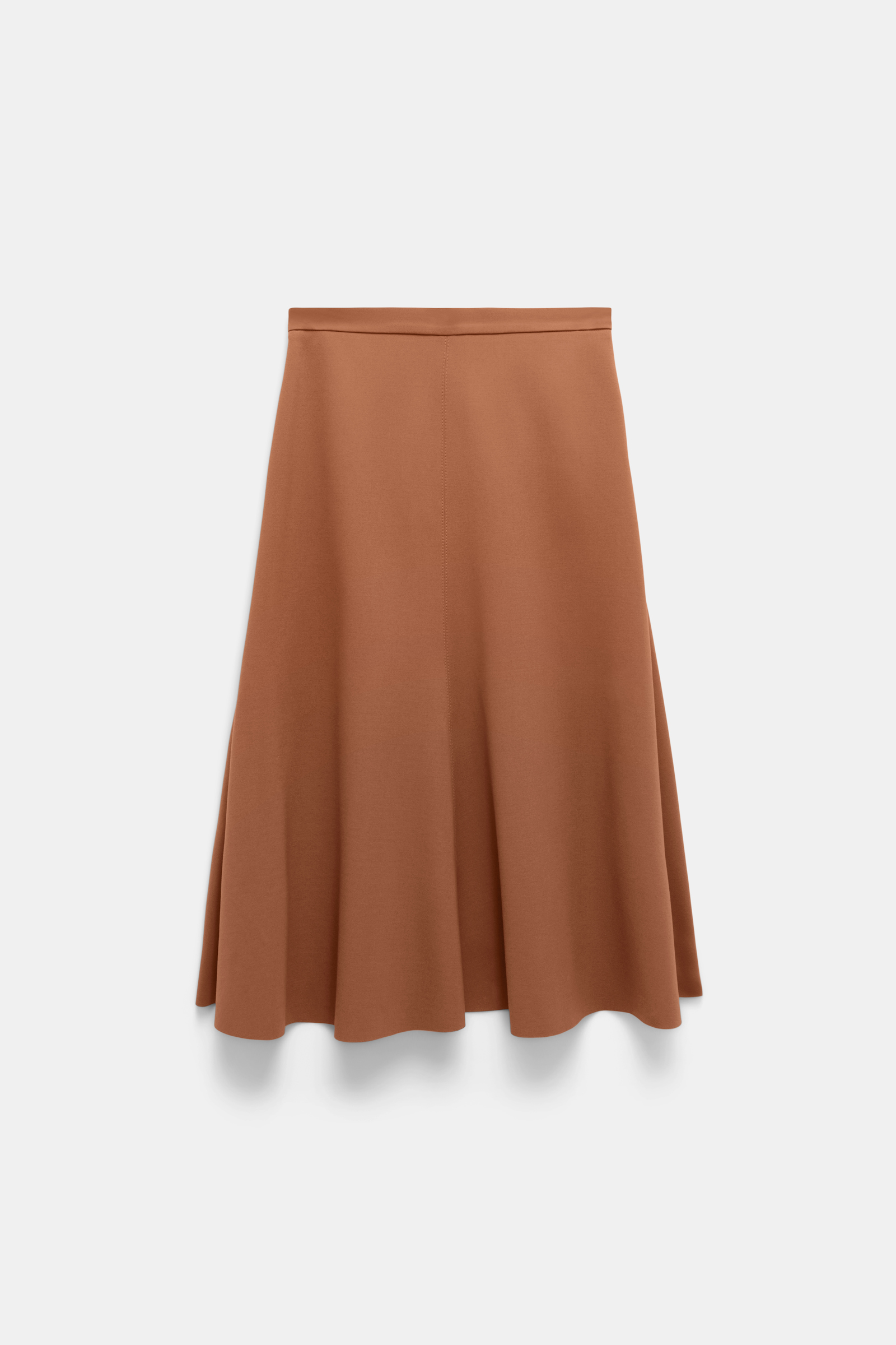 Dorothee Schumacher Punto Milano skirt with Western details brown