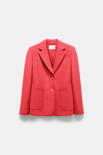 Dorothee Schumacher Classic blazer in Punto Milano medium coral