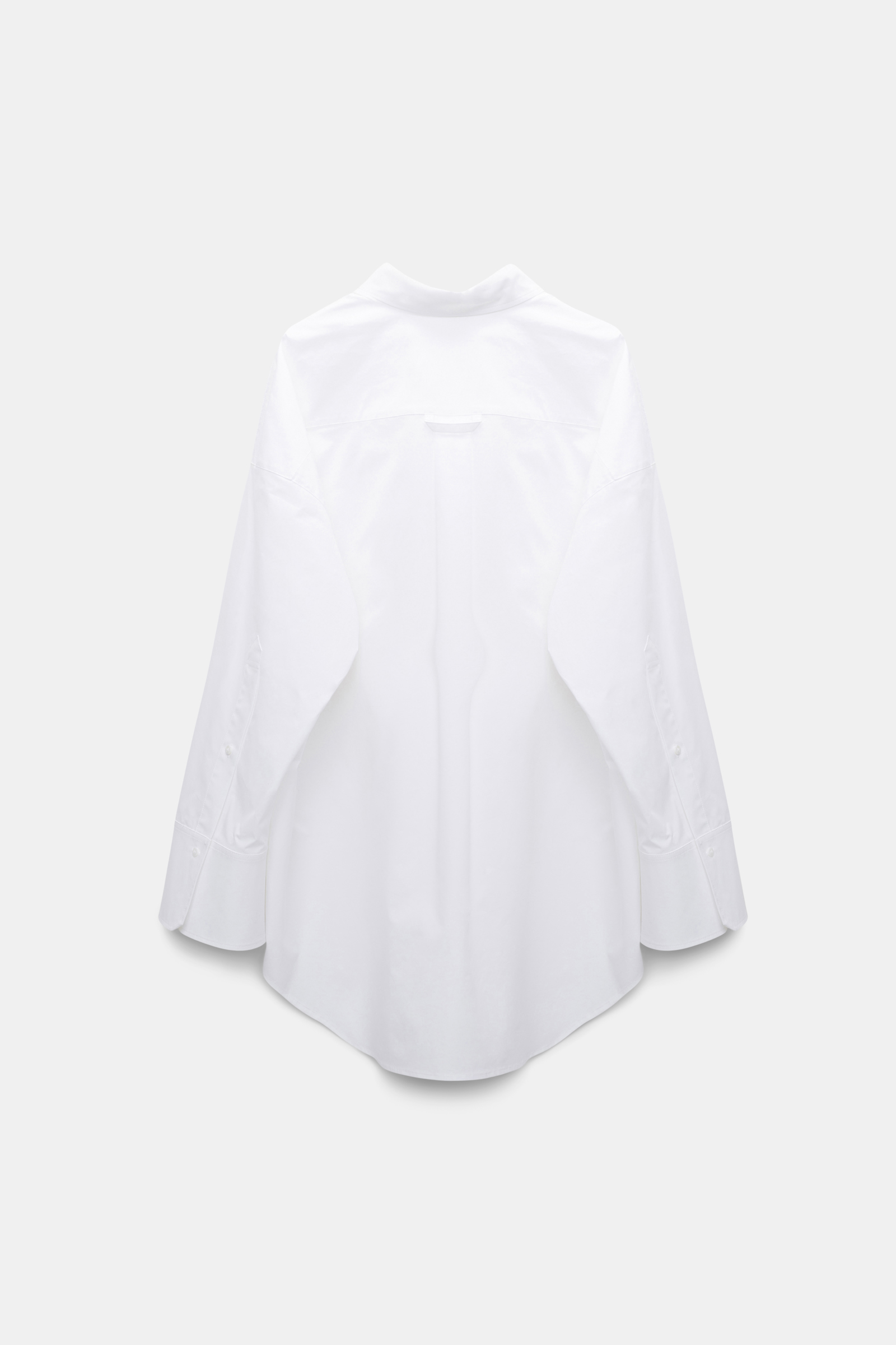 Dorothee Schumacher Oversized cotton-poplin shirt with broderie anglaise pure white