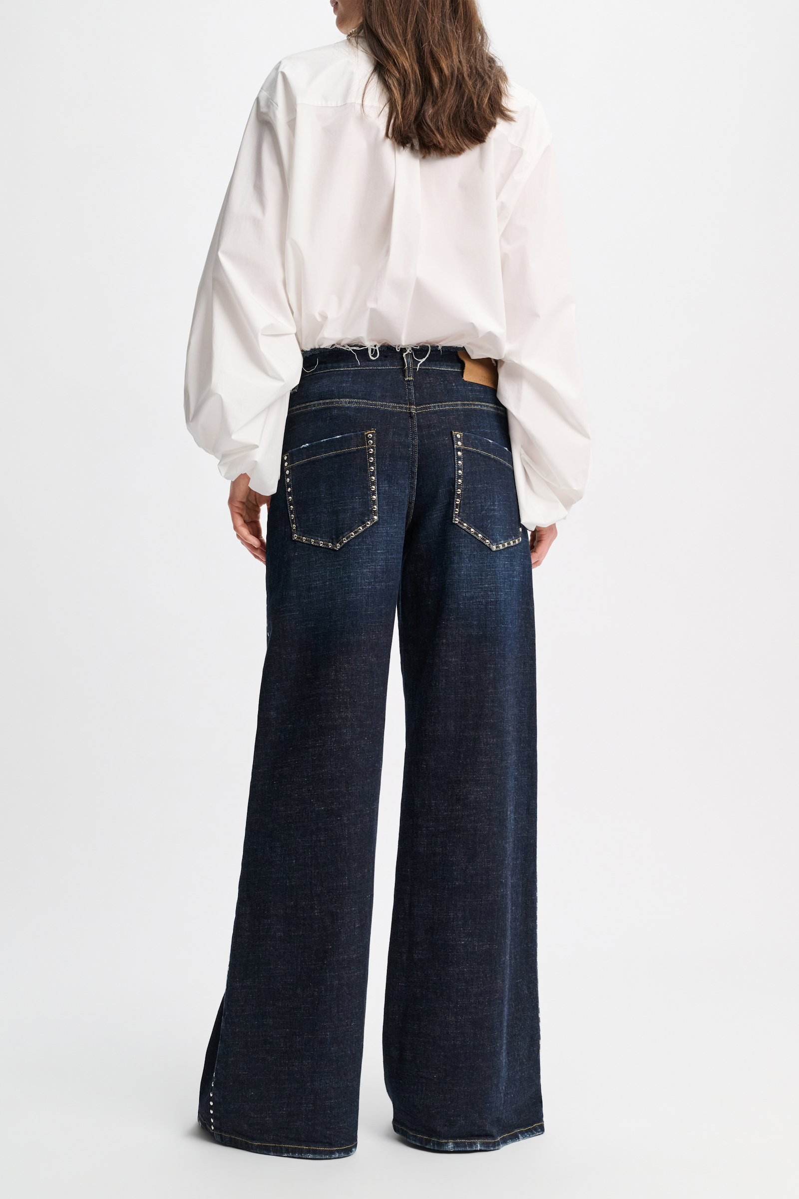 Dorothee Schumacher Cotton-poplin shirt with voluminous sleeves pure white