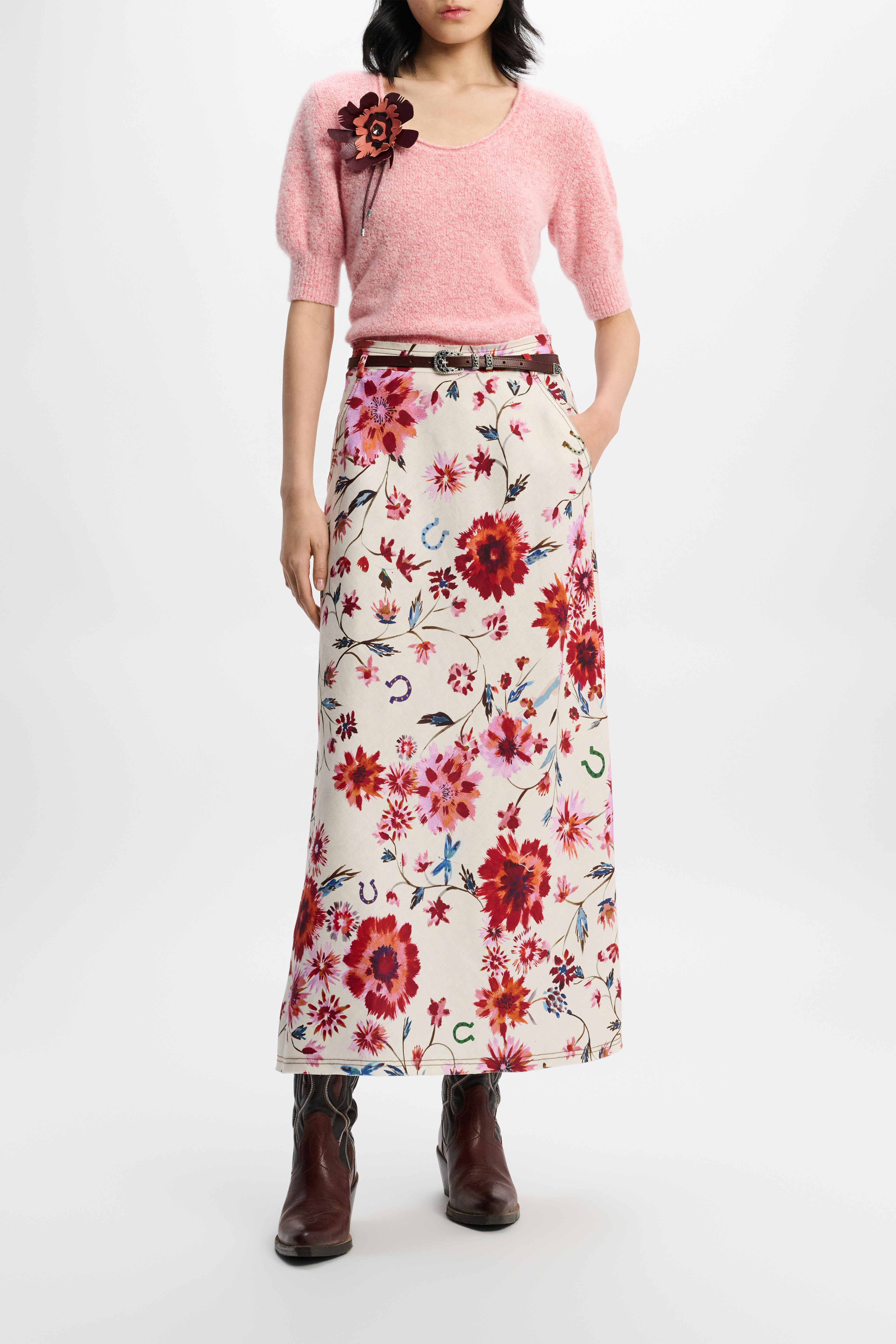 【オープニングセール】 FLORAL EASE II skirt | Dorothee Schumacher スカート