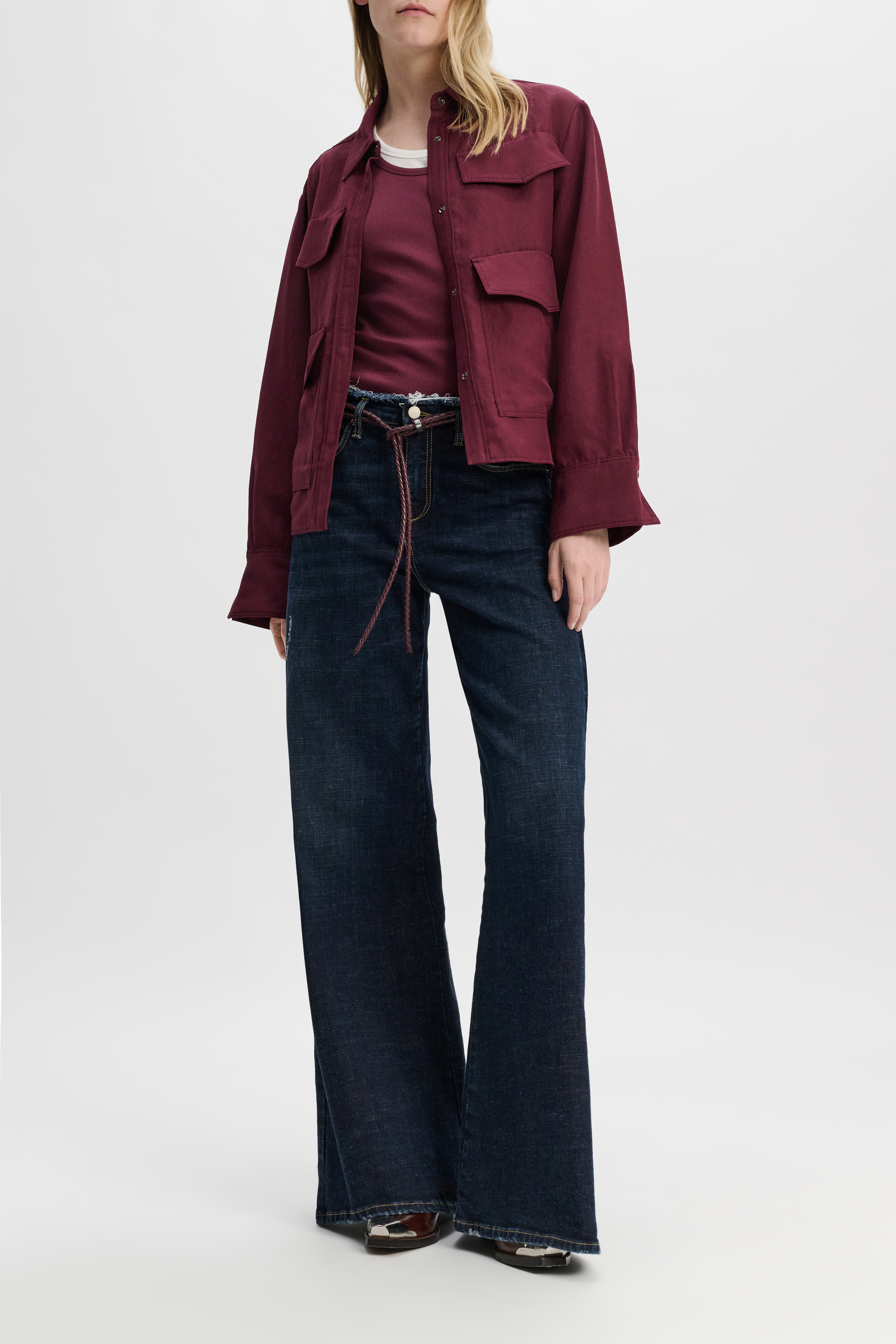 Ameri VINTAGE OTONA PLEAT BELT JACKET値下げ - メルカリ