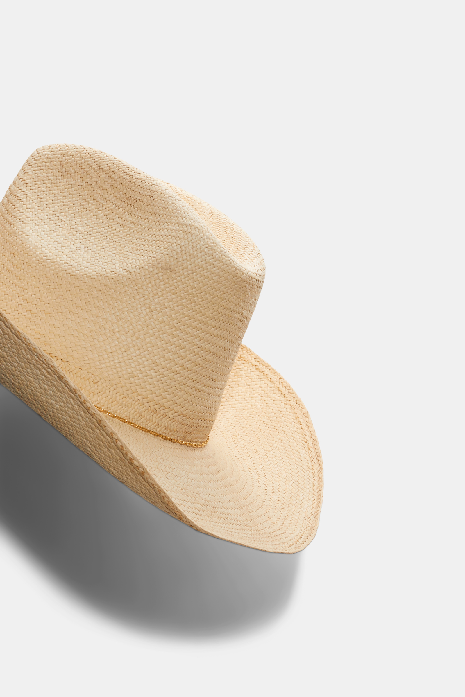 Dorothee Schumacher Toquilla straw cowboy hat light beige