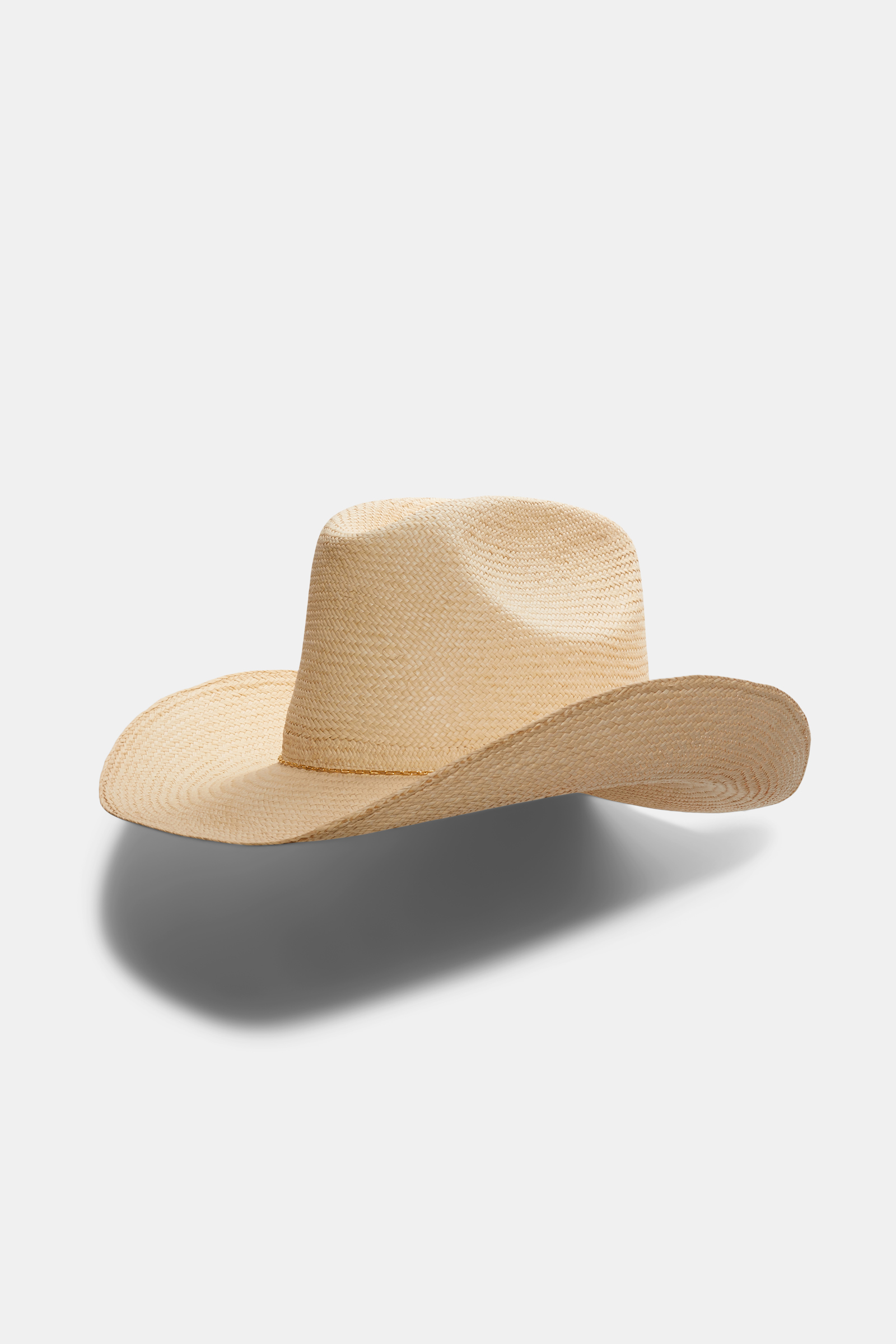 Dorothee Schumacher Toquilla straw cowboy hat light beige