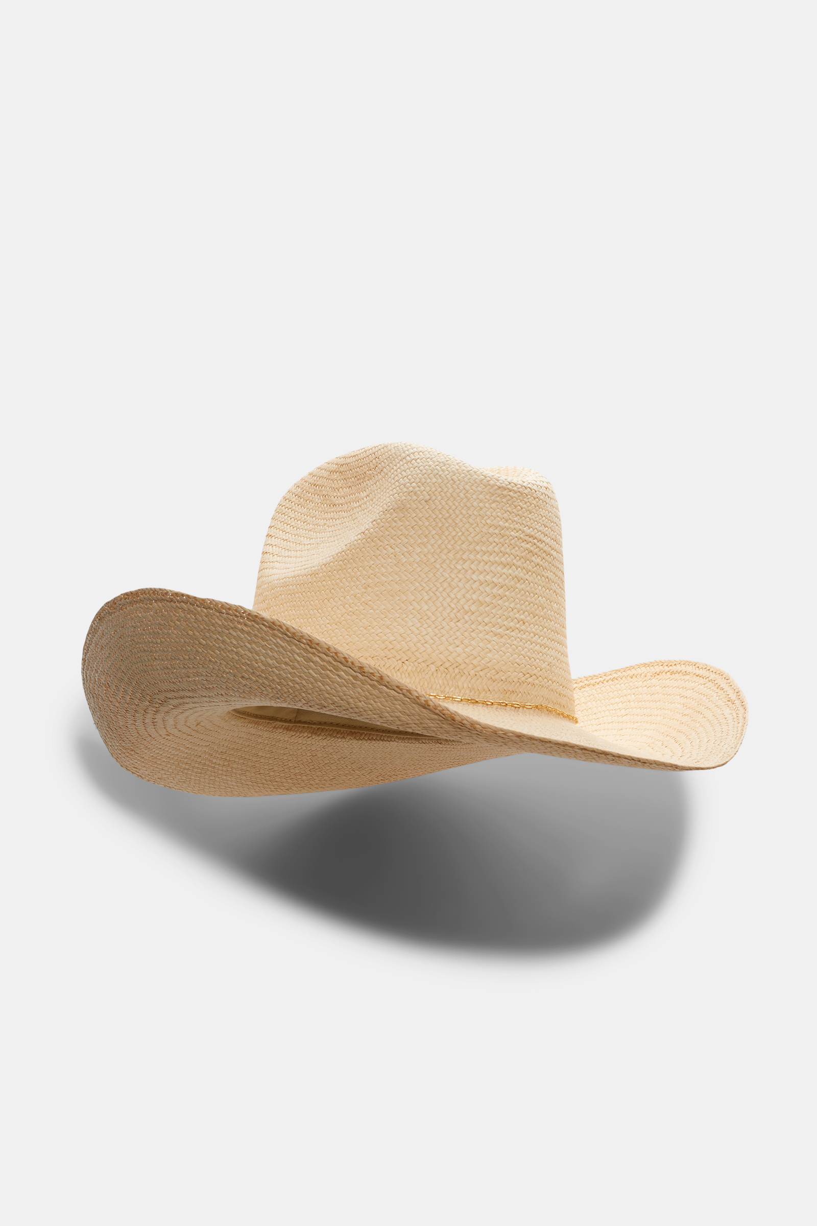 Dorothee Schumacher Toquilla straw cowboy hat light beige