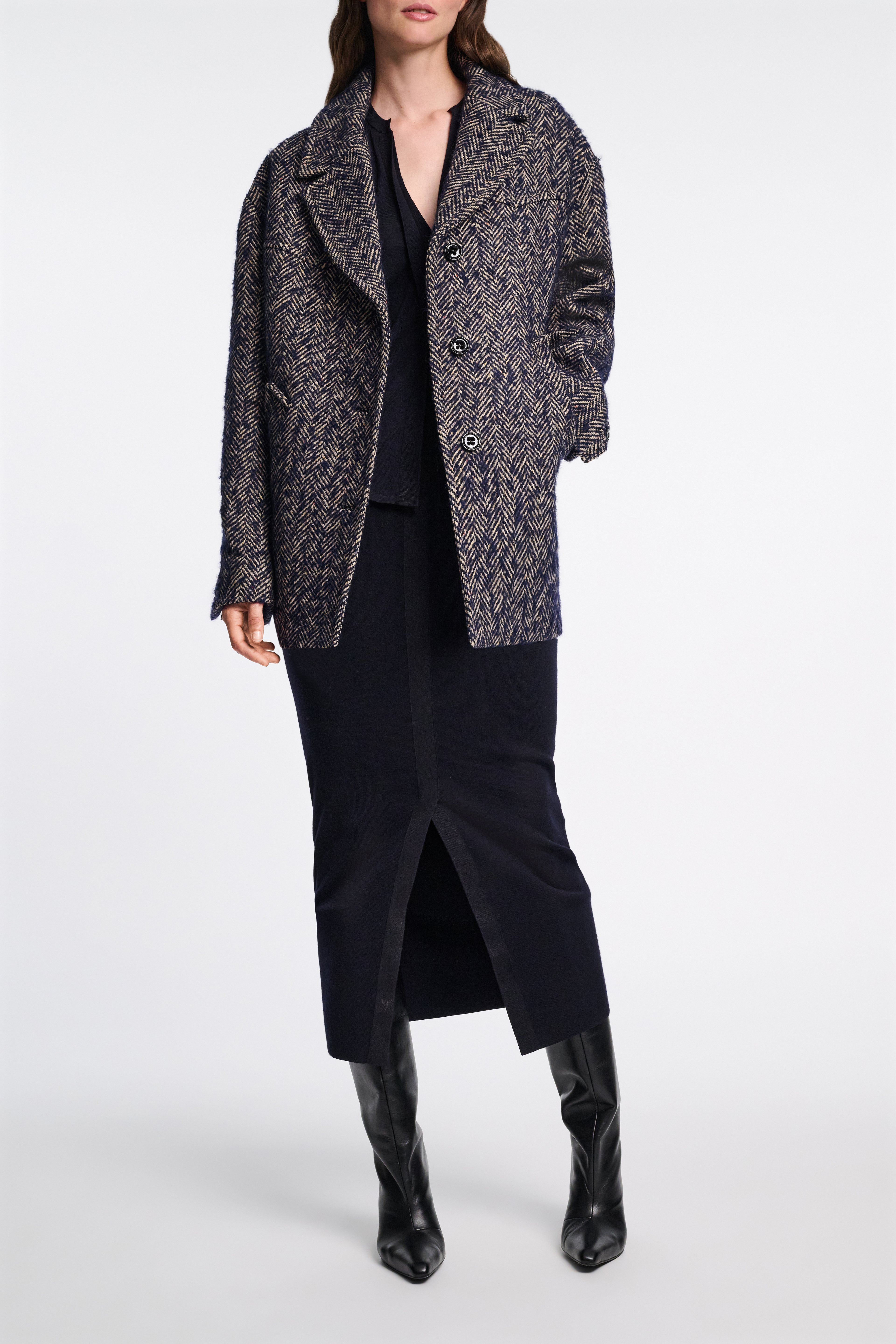 Dorothee Schumacher Rock aus Merino-Stretch mit schimmerndem