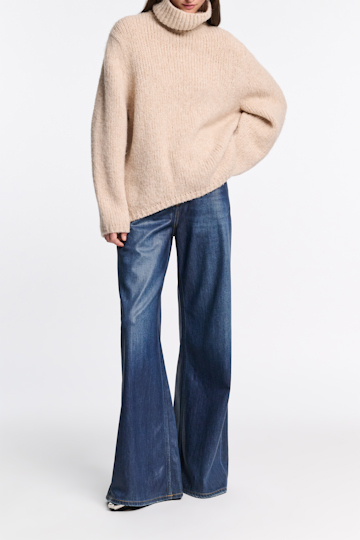 Dorothee Schumacher Alpaca-blend turtleneck pullover poder white