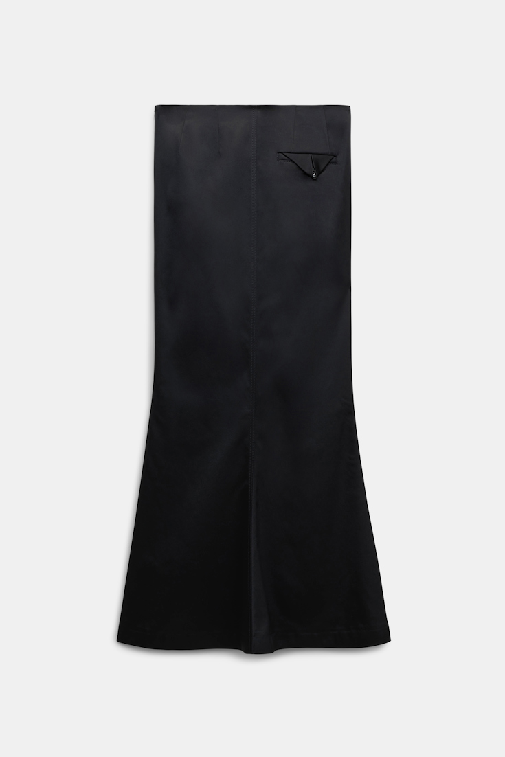 Dorothee Schumacher Stretch satin skirt black