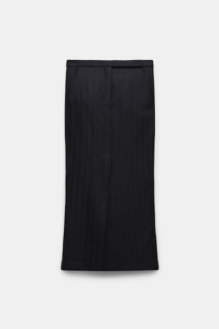 MODERN SOPHISTICATION skirt Dorothee Schumacher Pinstriped skirt black