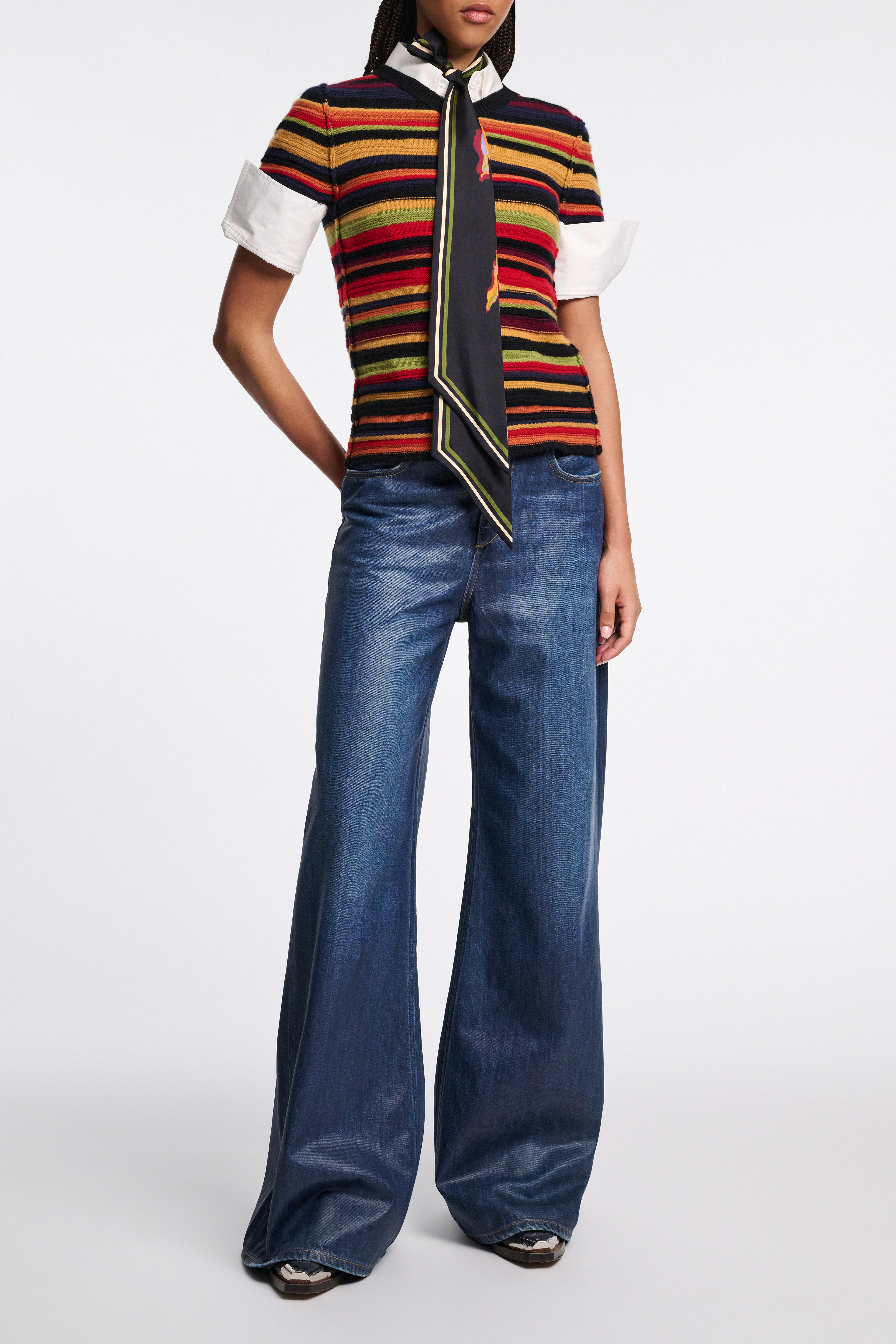 Dorothee Schumacher Jeans mit weitem Bein und under-glass