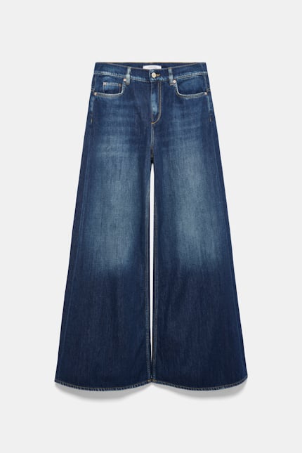 DENIM ROMANCE pants Dorothee Schumacher Jeans mit weitem Bein blue indigo