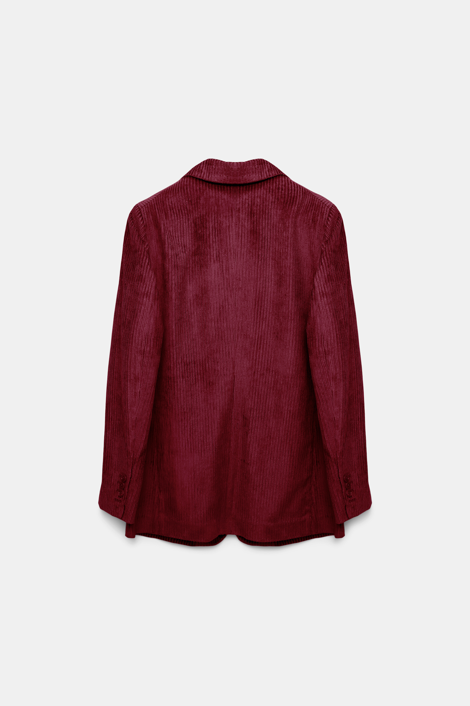 Dorothee Schumacher Blazer aus softem Cord dark burgundy