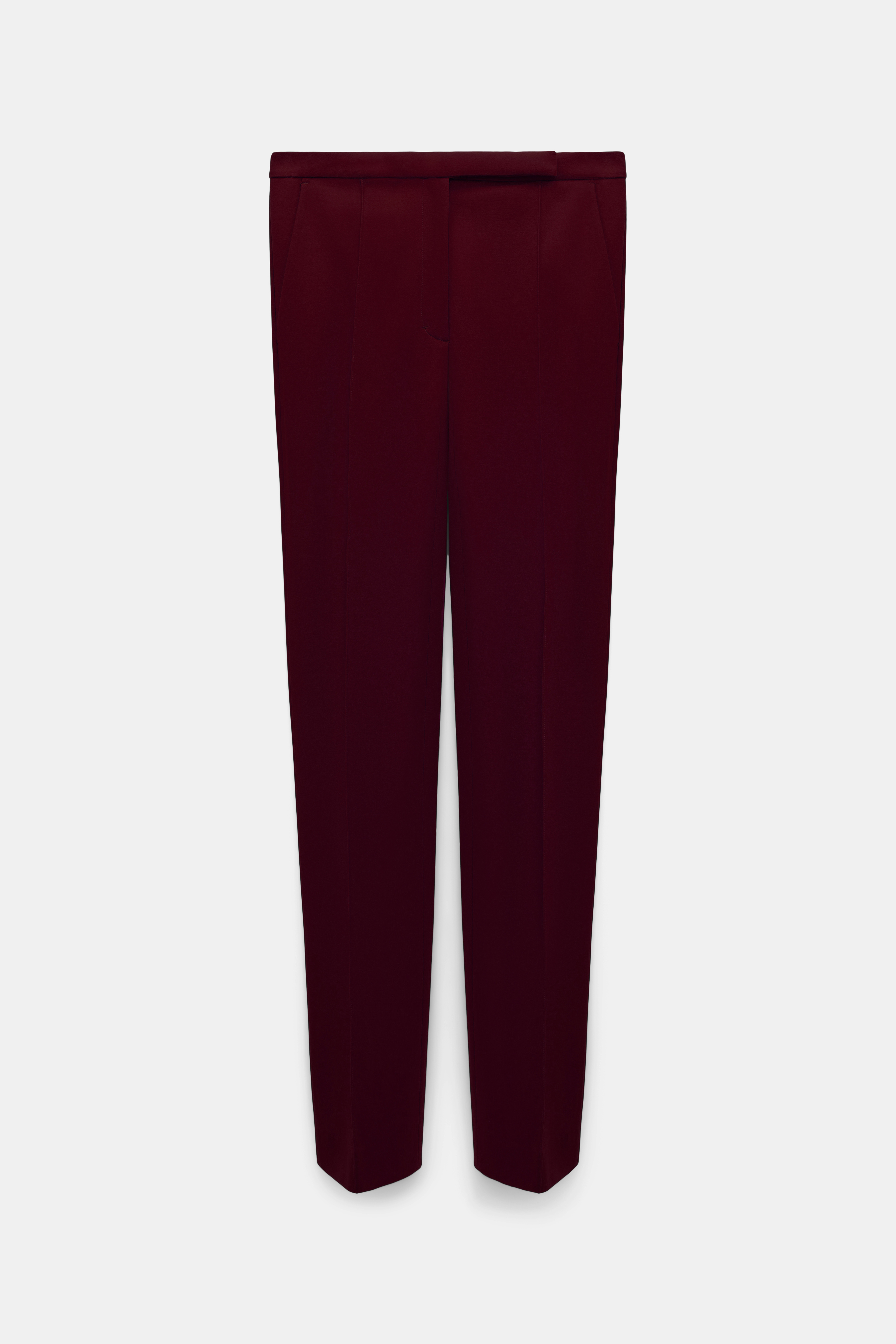 Dorothee Schumacher Casual pants in Punto Milano dark burgundy