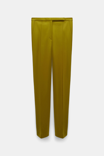 EMOTIONAL ESSENCE pants Dorothee Schumacher Casual pants in Punto Milano leguan green