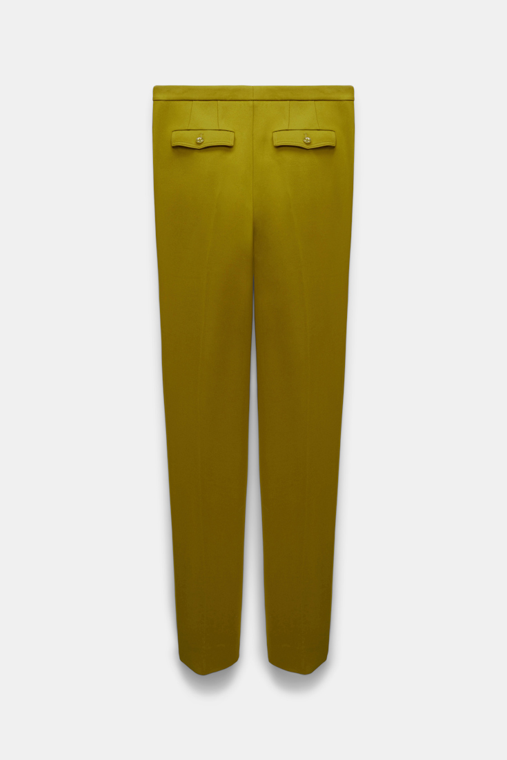 Dorothee Schumacher Lässige Hose aus Punto Milano leguan green