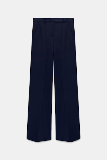 Dorothee Schumacher Wide leg pants in Punto Milano dark navy