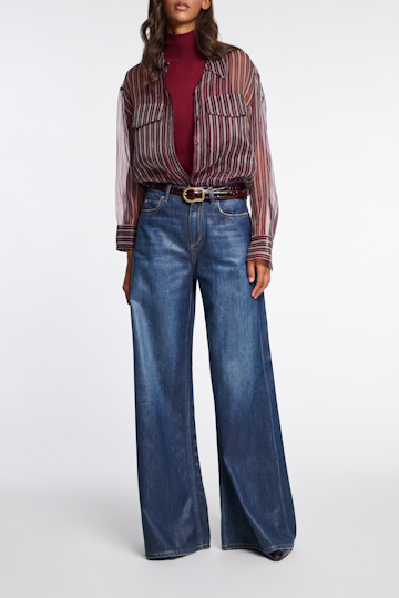 Dorothee Schumacher Wendbarer Gürtel dark burgundy