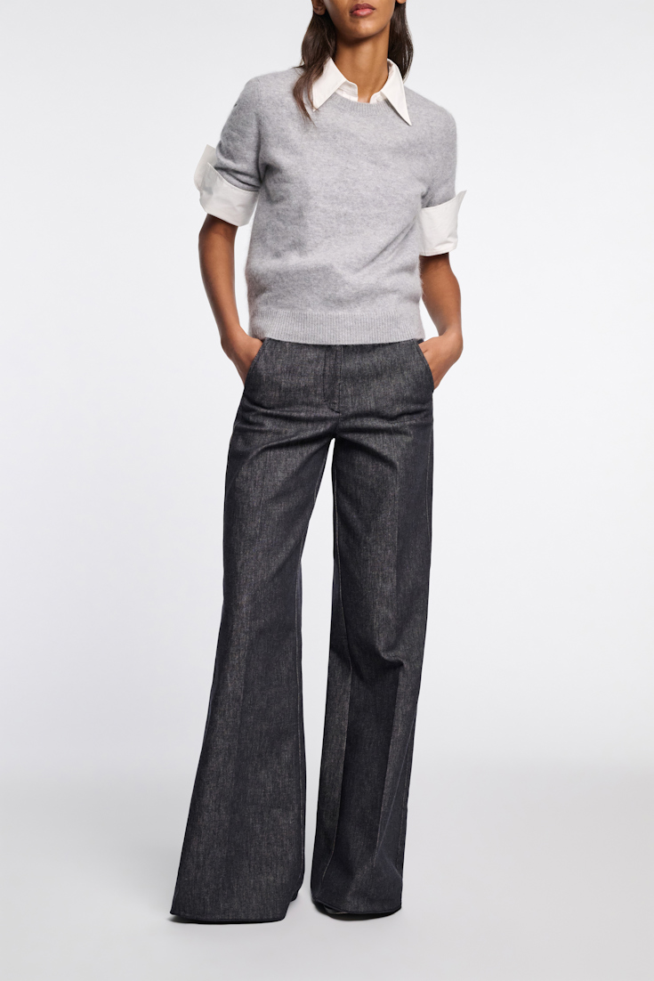 Dorothee Schumacher Fluffy Pullover mit 3/4 Arm grey melange