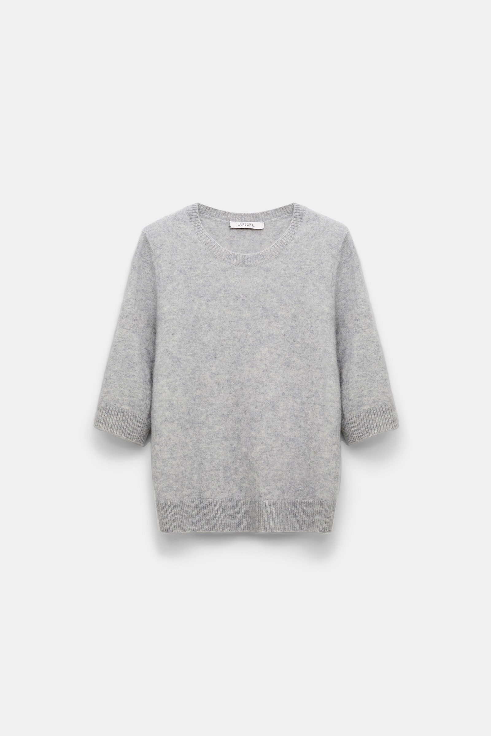 Dorothee Schumacher Fluffy Pullover mit 3/4 Arm grey melange